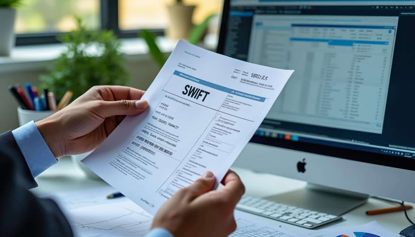 Illustration: Structure et composition d’un code swift en banque