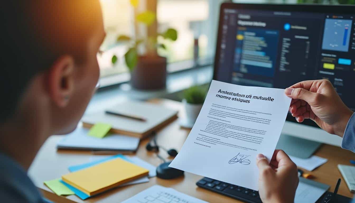 Illustration: Définition et cadre légal de l’attestation de mutuelle obligatoire