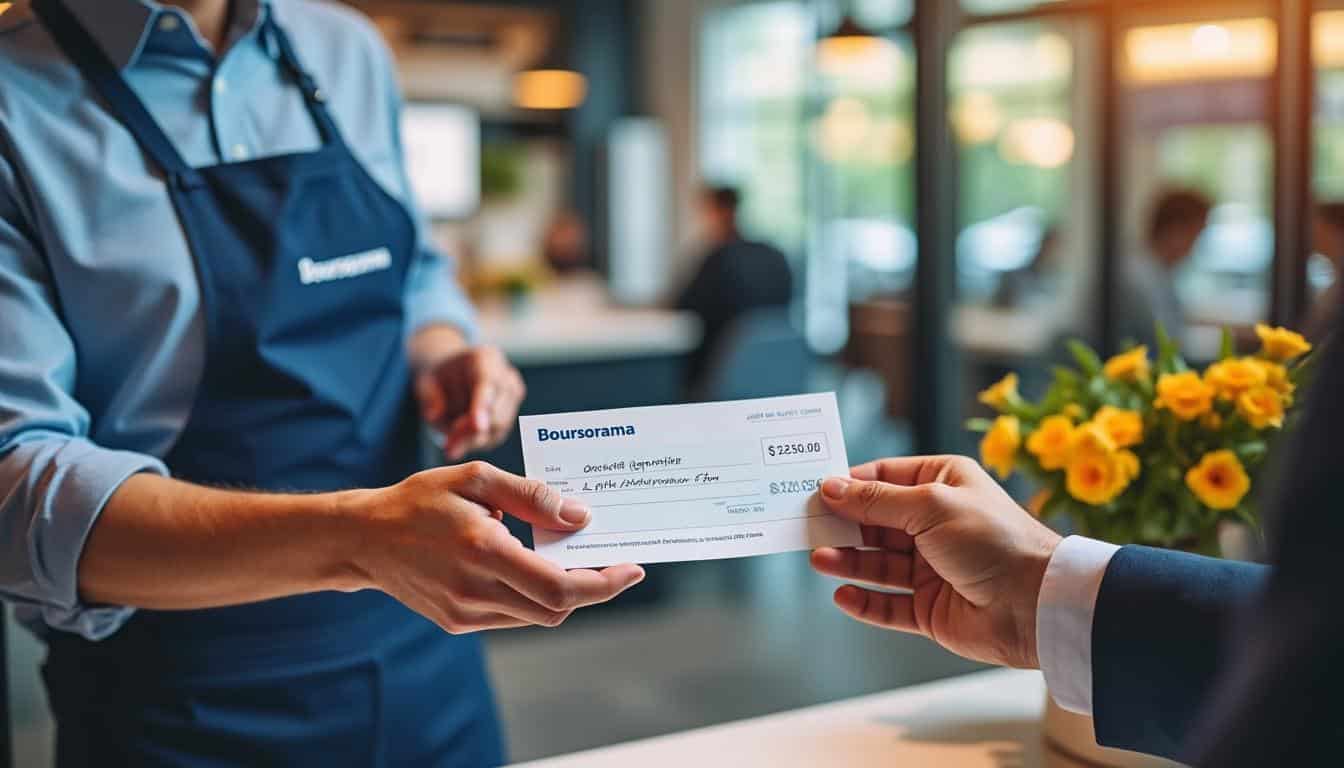 Illustration: Définition et spécificités du chèque de banque de Boursorama
