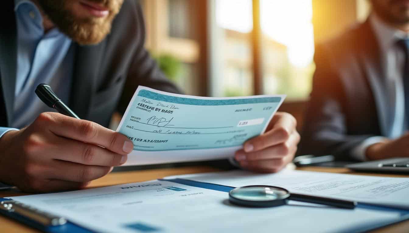 Illustration: Risques de fraude et précautions à prendre lors de la réception d’un chèque de banque