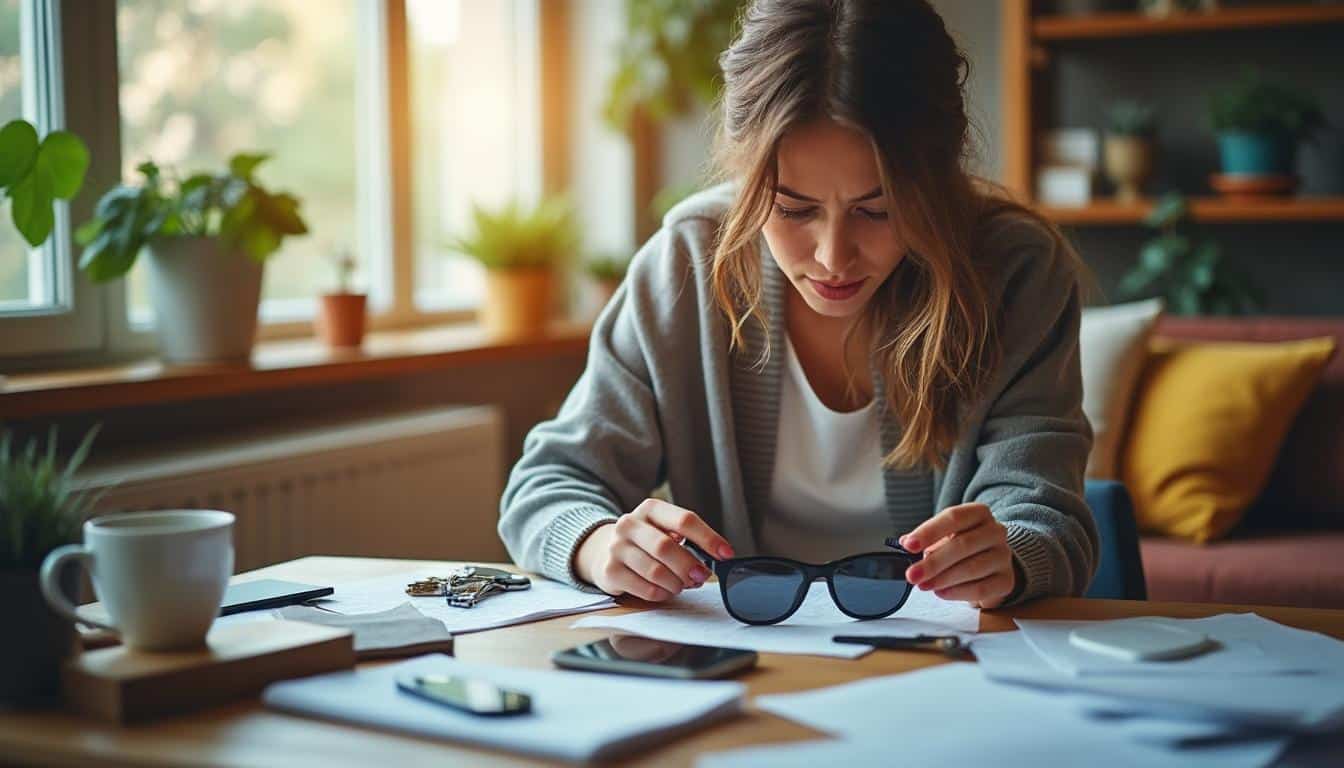 Illustration: Comprendre la perte de lunettes et l’assurance habitation : définitions et différences