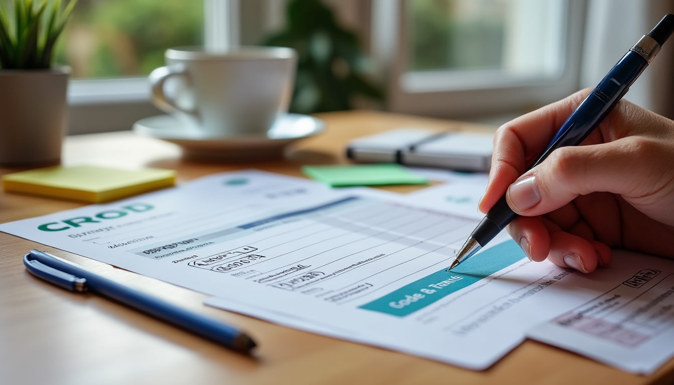 Illustration: Où trouver le code banque du Crédit Agricole sur vos documents