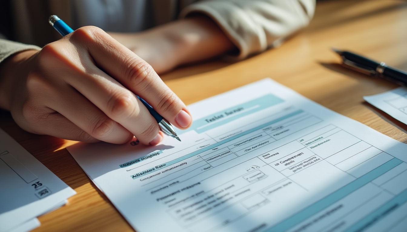 Illustration: Localisation et intitulés de la mutuelle obligatoire sur la fiche de paie