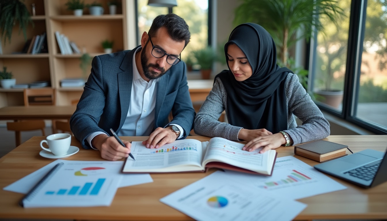 Illustration: Comprendre les principes de la finance islamique pour investir en bourse