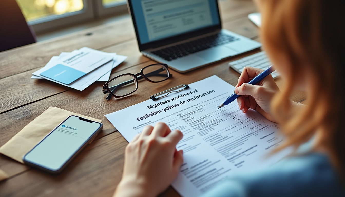 Illustration: Conditions et démarches pour résilier un contrat de mutuelle individuelle en cas d’adhésion à une mutuelle obligatoire