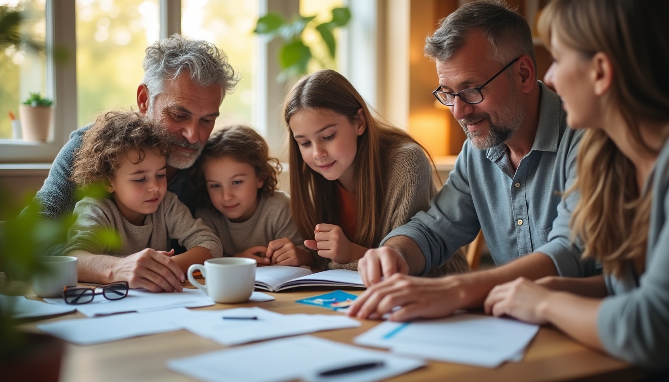 Illustration: Les personnes concernées par la mutuelle familiale obligatoire