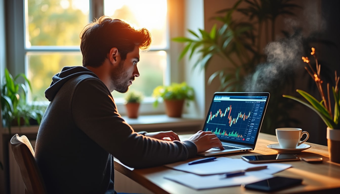 Illustration: Pourquoi choisir de commencer à investir en bourse ? Avantages et risques
