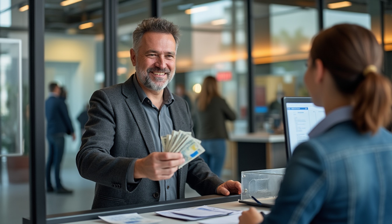Illustration: Procédures pour déposer des espèces en banque : étapes pratiques et méthodes