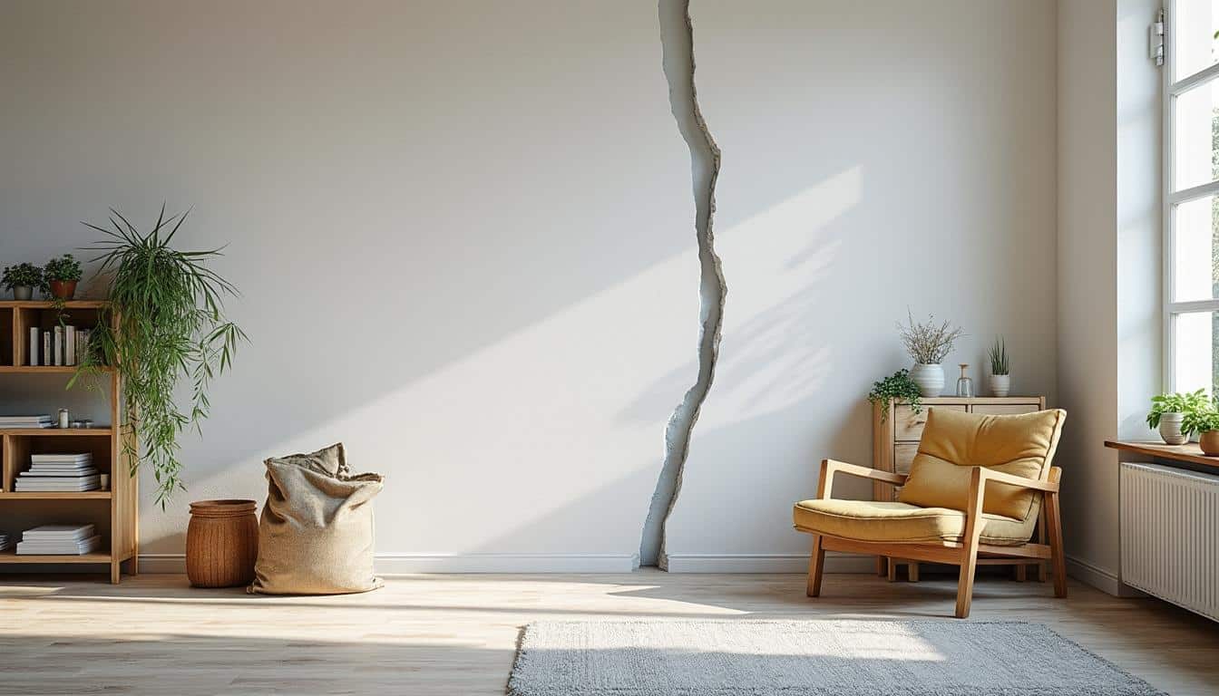 Sinistre d’habitation : que faire en cas de fissure de mur ?