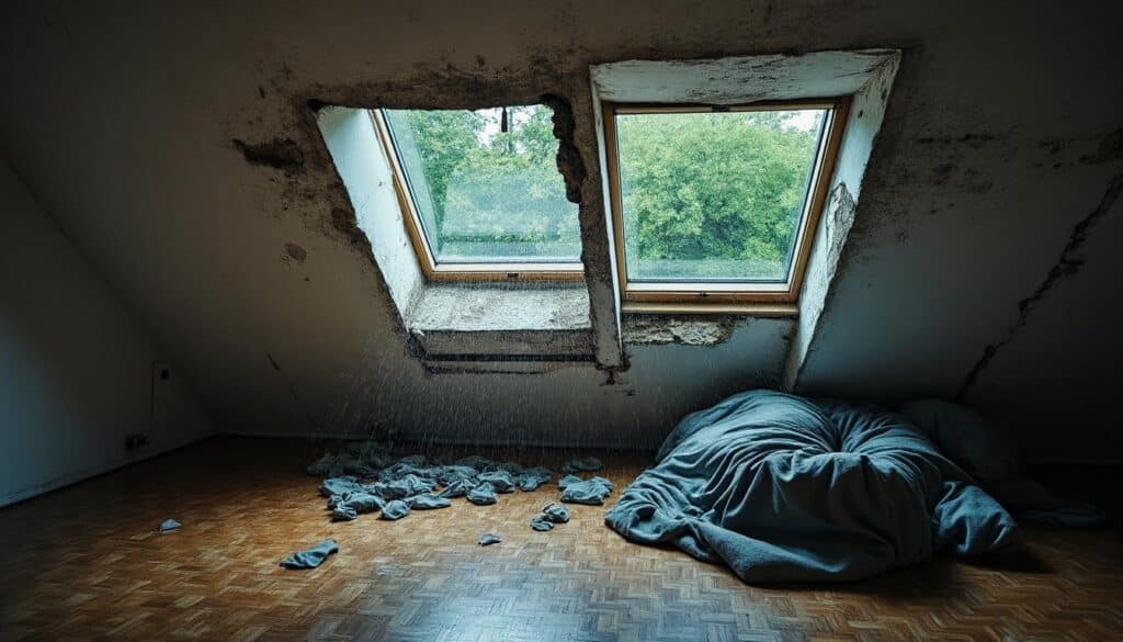 Sinistre habitation : gérer une fuite de toiture après un orage