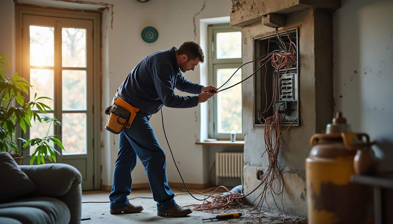 Illustration: Identifier et prévenir les causes techniques des sinistres d’habitation liés à un incendie d’origine électrique