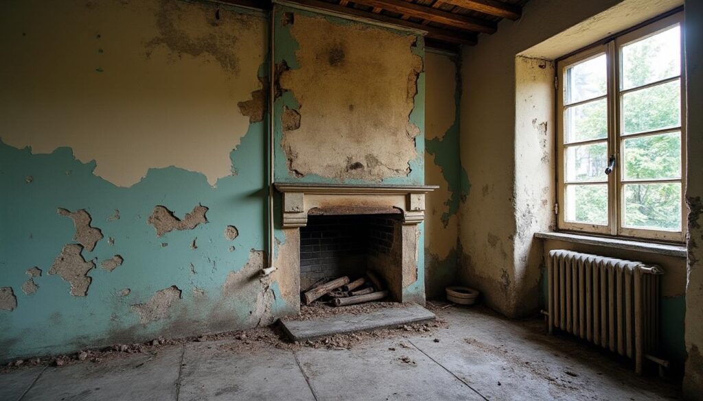 Sinistre d’habitation infiltration cheminée mur : causes et solutions